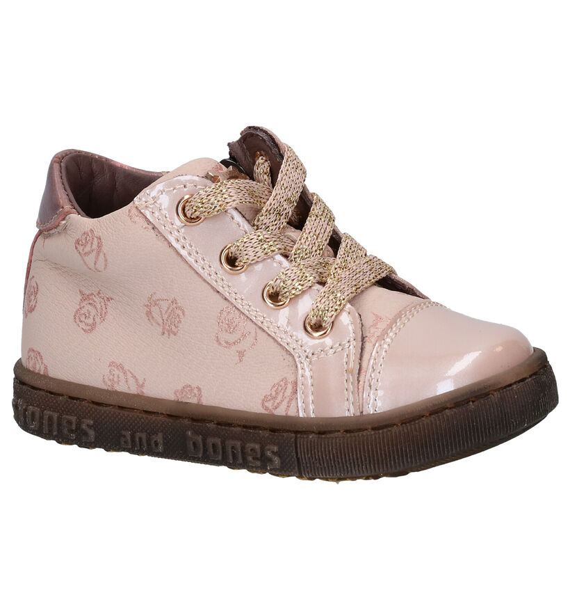 STONES and BONES Bema Chaussures enfants en Rose en cuir (279313)