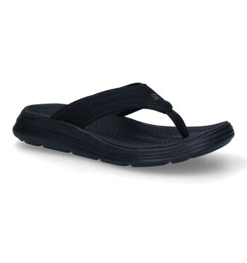 Teenslippers zwart