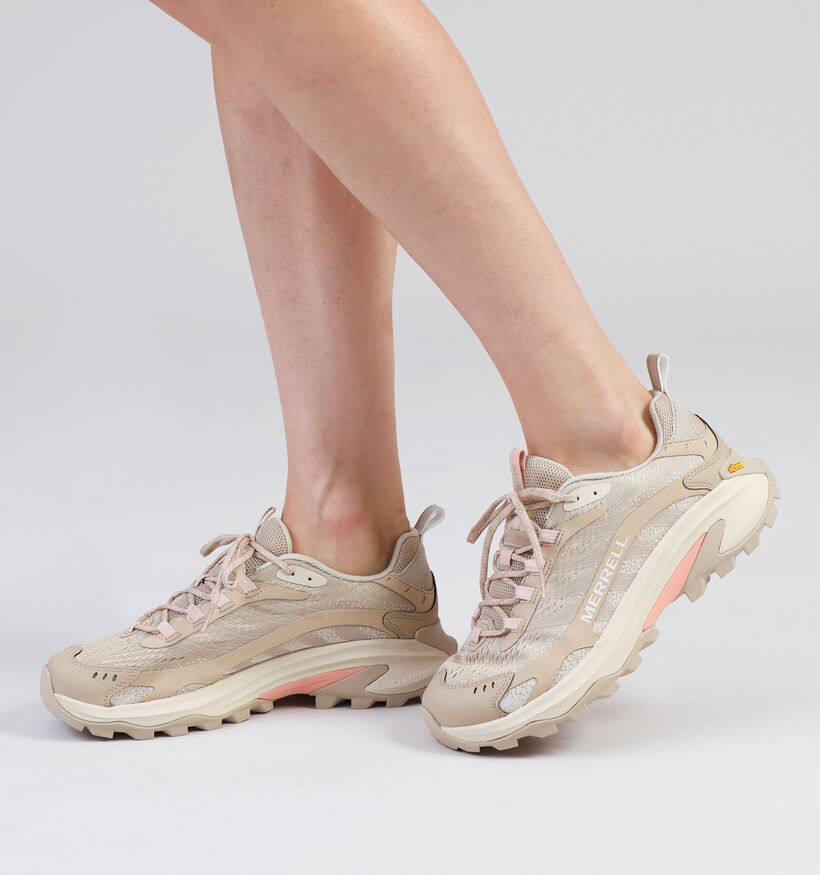Merrell Moab Speed 2 Chaussures de randonnée en Beige pour femmes (347663) - pour semelles orthopédiques