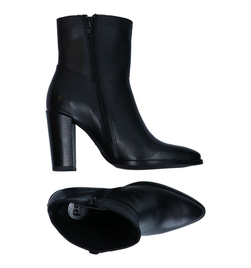 Poelman Bottines à talons en Noir pour femmes (310319)