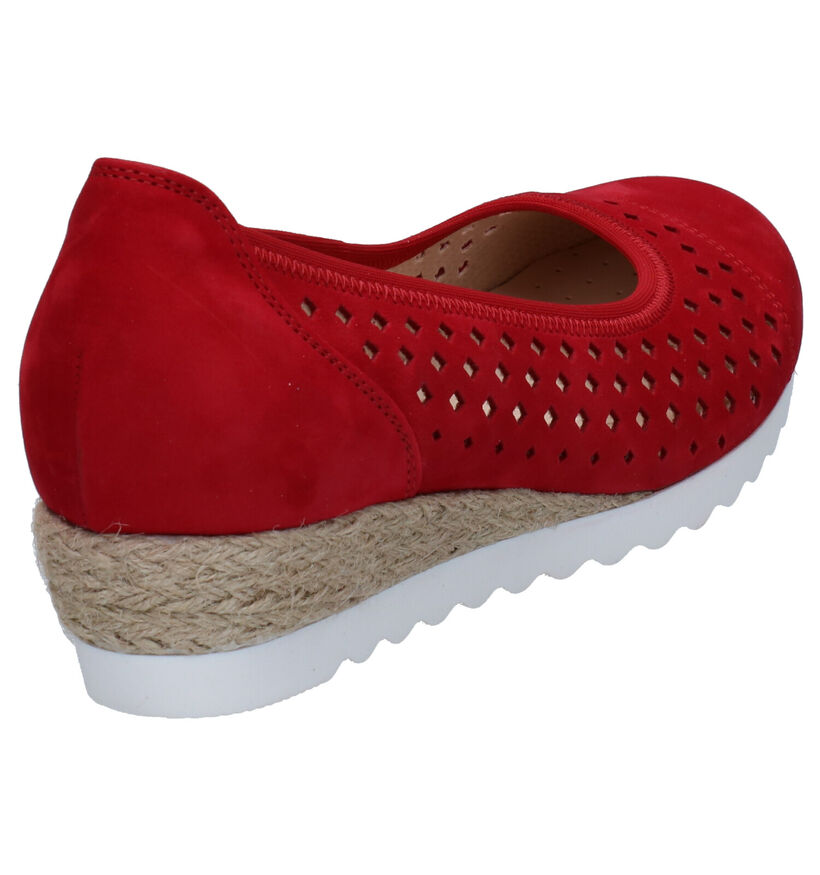 Gabor Easy Walking Escarpins en Rouge en nubuck (272452)