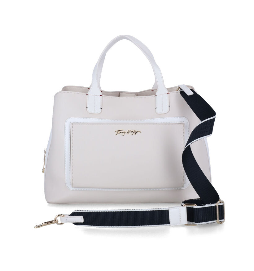 Tommy Hilfiger Iconic Beige Handtas met riem voor dames (336441)