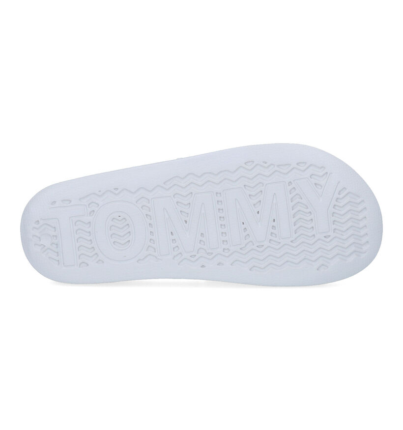 TH Tommy Jeans Flag Witte Badslippers voor dames (303952)