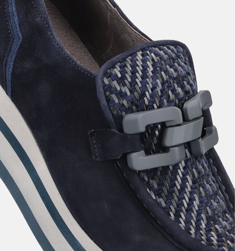 Softwaves Chaussures sans Lacets en Bleu pour femmes (364905) - pour semelles orthopédiques