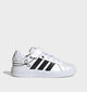 adidas Grand Court 3.0 Witte Sneakers voor meisjes (375398)
