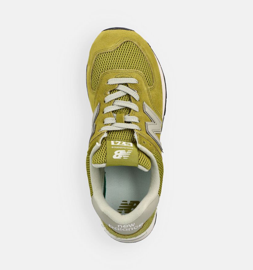 New Balance W574 Groene Sneakers voor dames (366104) - geschikt voor steunzolen