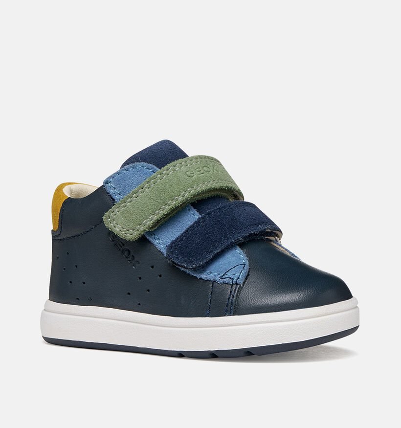 Geox Biglia Donkerblauwe Velcroschoenen voor jongens (368424) - geschikt voor steunzolen