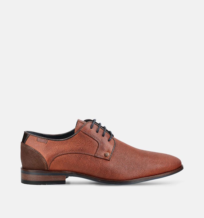 Berkelmans Oulton Chaussures classiques en Cognac pour hommes (379056) - pour semelles orthop&eacute;diques