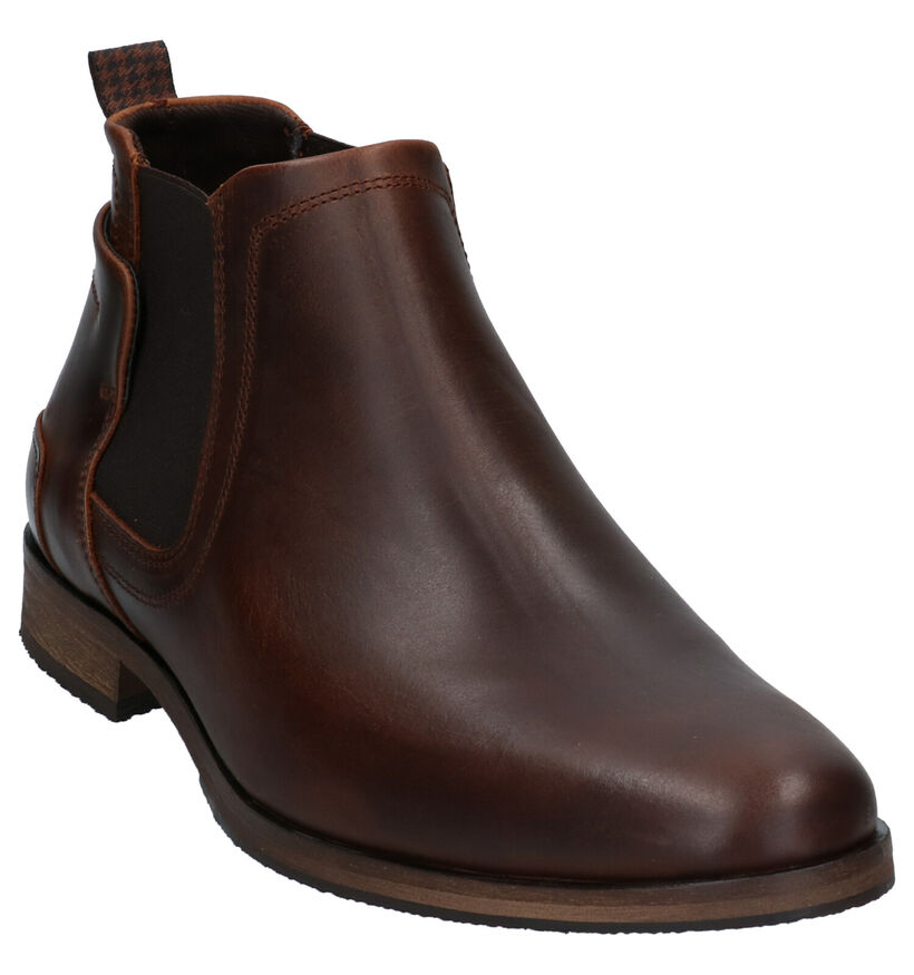 Bullboxer Bruine Chelsea Boots in leer (267067)