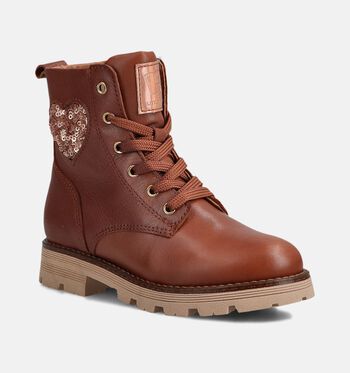 Little David Hoge schoenen Cognac