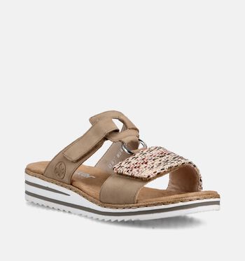 Rieker Slippers Bruin