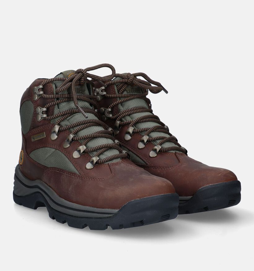 Timberland Chocorua Trail Mid GTX Bottines en Brun pour femmes (328758) - pour semelles orthopédiques