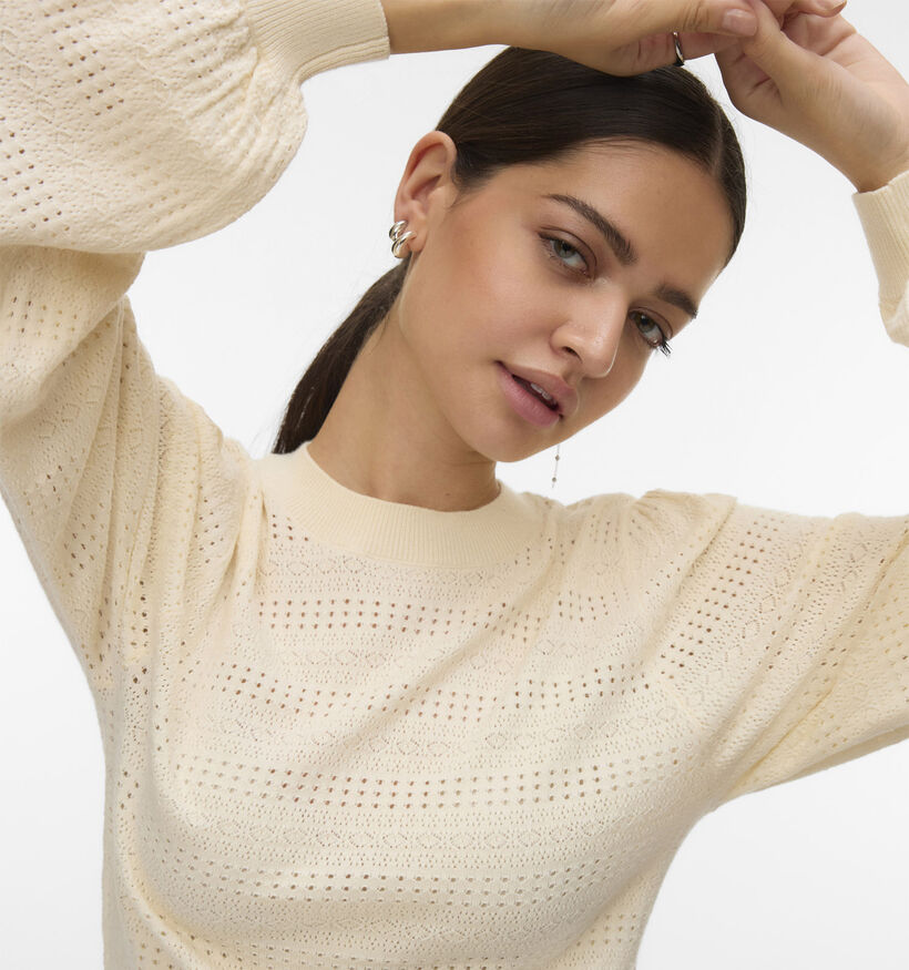 Vero Moda Limone Lichtbeige Pull voor dames (367152)