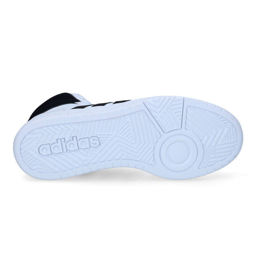 adidas Hoops 3.0 Mid Witte Hoge Sneakers voor heren (308454)