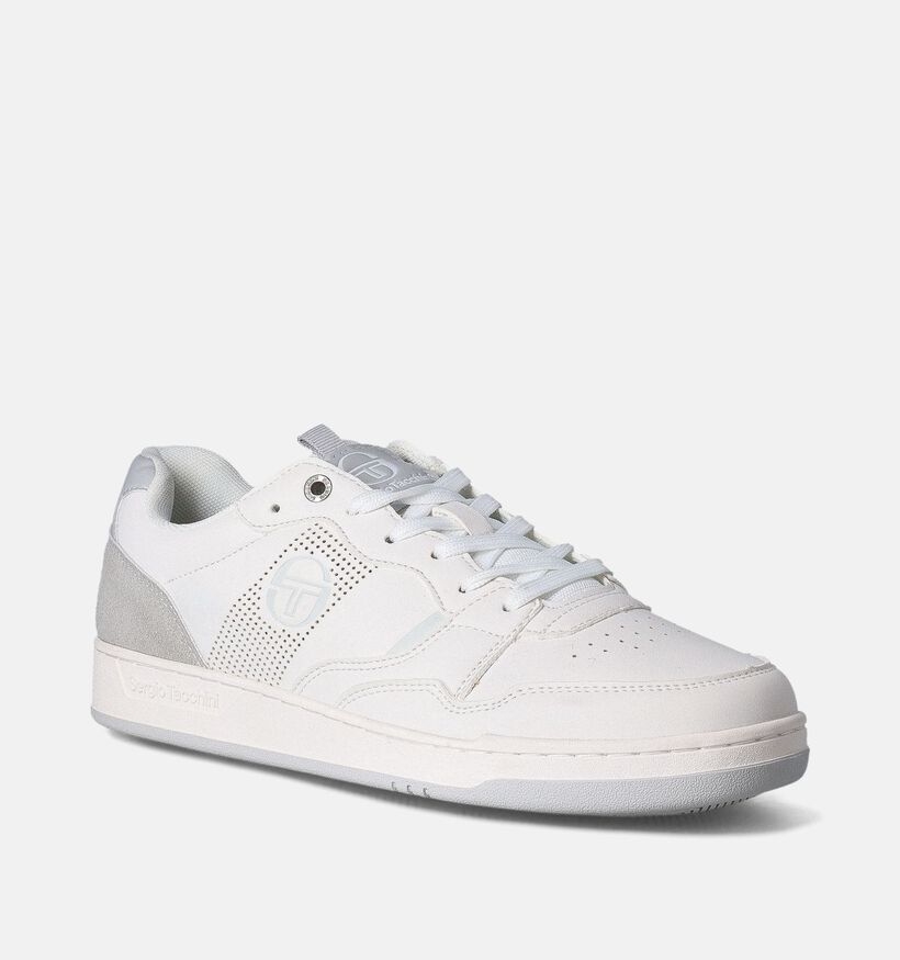 Sergio Tacchini Pisa Chaussures à lacets en Blanc pour hommes (353893)