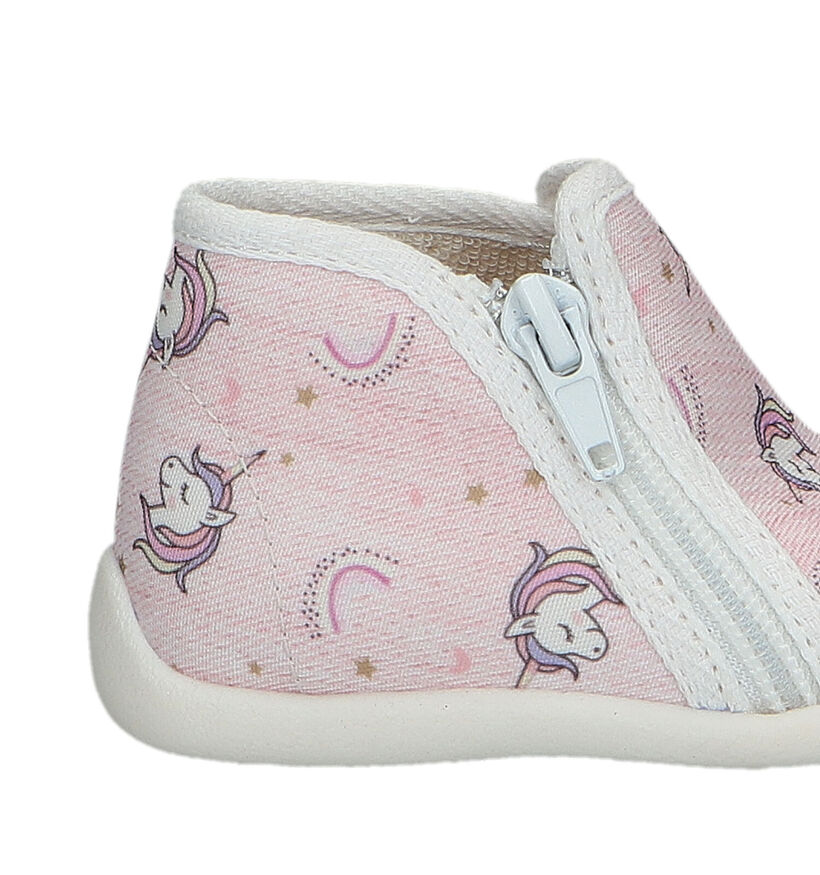 Bellamy Giula Pantoufles pour bébé en Rose pour filles (325272)