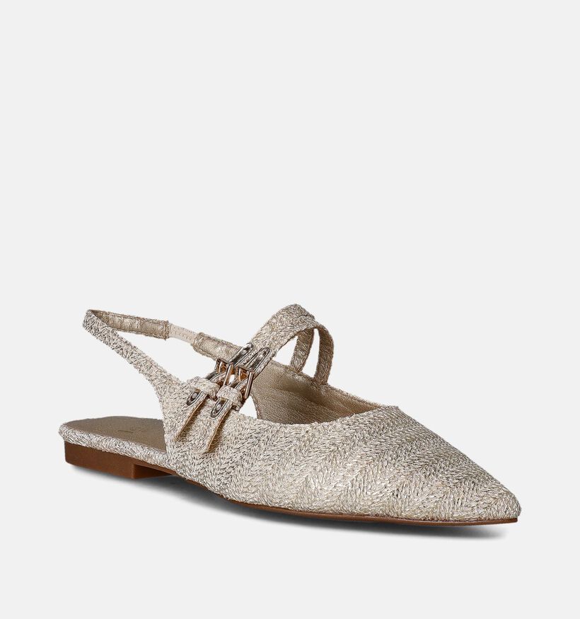 La Strada Ballerines slingback en Or pour femmes (355994)
