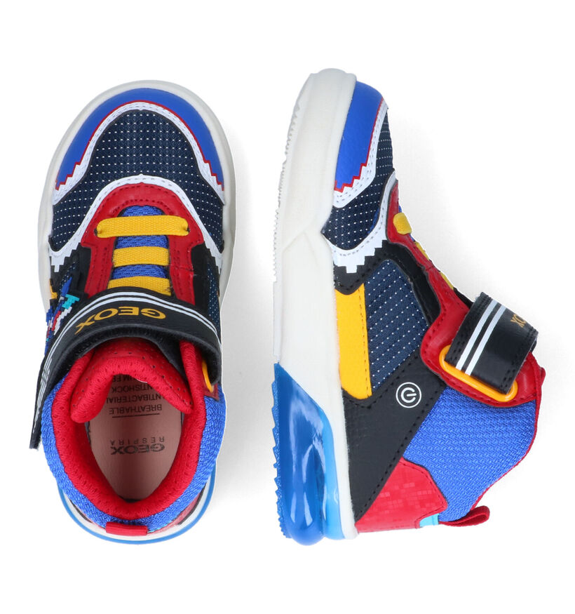 Geox Grayjay Baskets en Rouge en synthétique (312562)