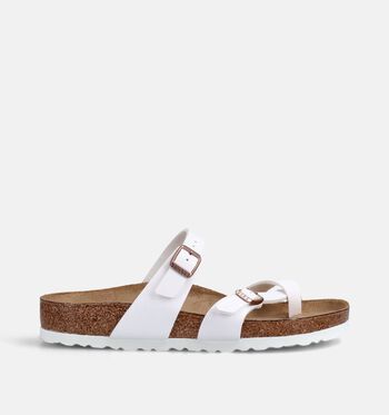 Birkenstock Mayari Nu-pieds Black/White/Sandcastle/Graceful Taupe/Copper