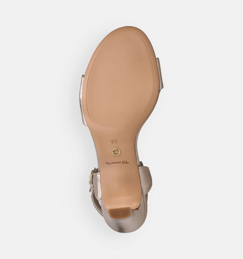 Tamaris Gouden Sandalen met hak voor dames (371672)
