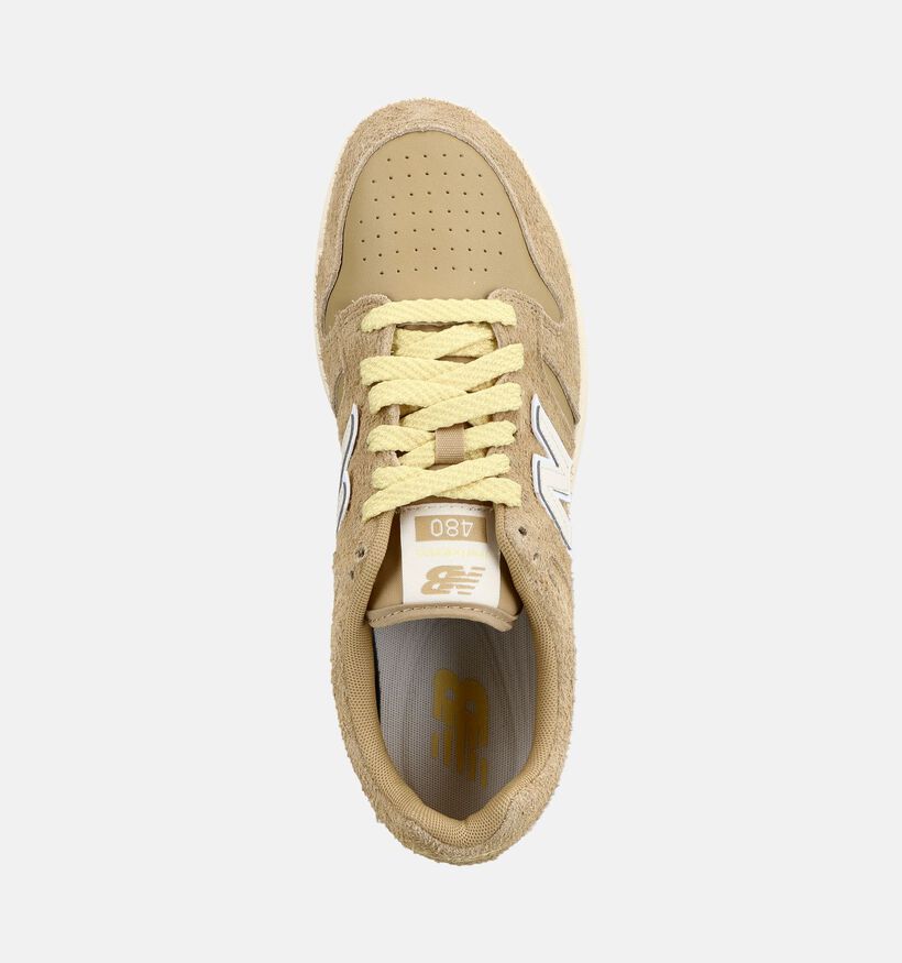 New Balance 480 Donkerbeige Sneakers voor heren (375126) - geschikt voor steunzolen