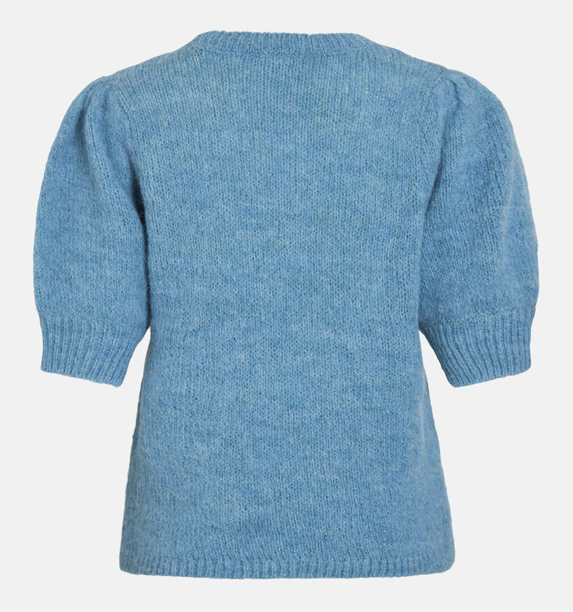 Vila Vibows Pulls en Bleu clair Vila Vibows Pulls en Bleu clair pour femmes (364093)