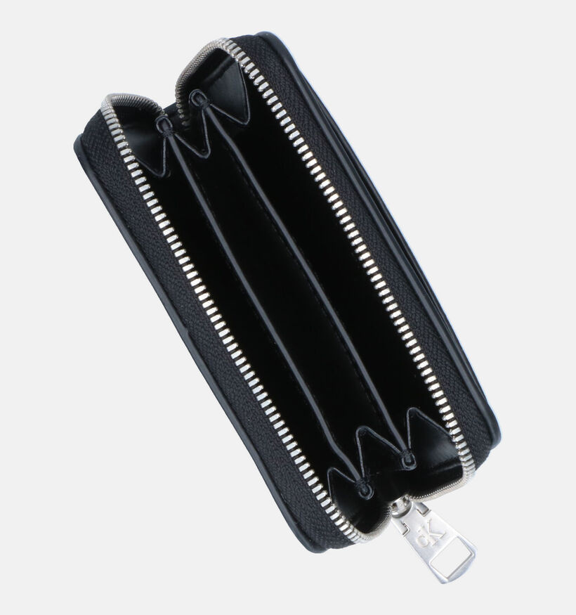 Calvin Klein Sculpted Zwarte Ritsportemonnee voor dames (329113)
