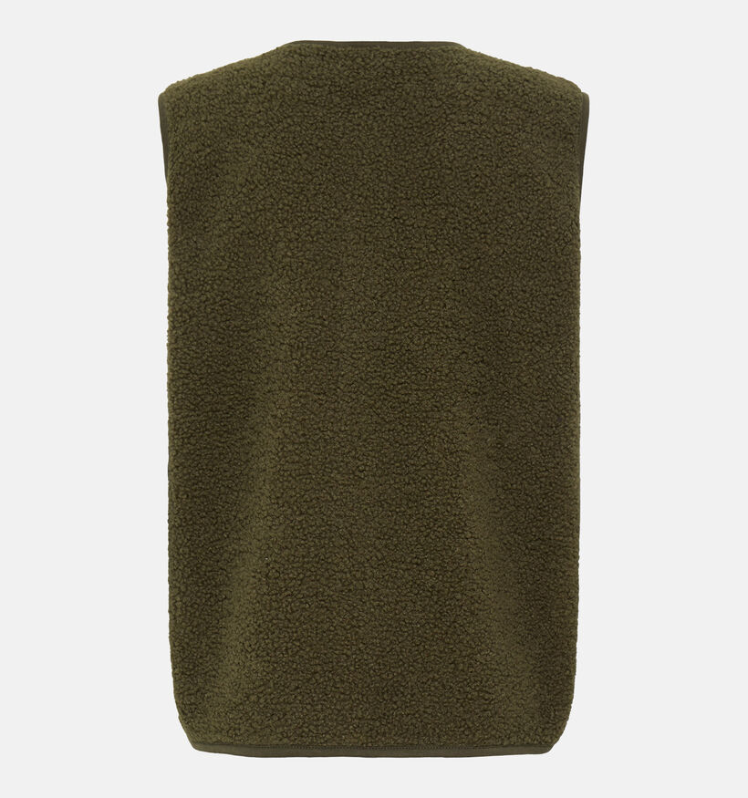 Fransa Tenya Gilets en Vert kaki pour femmes (379942)