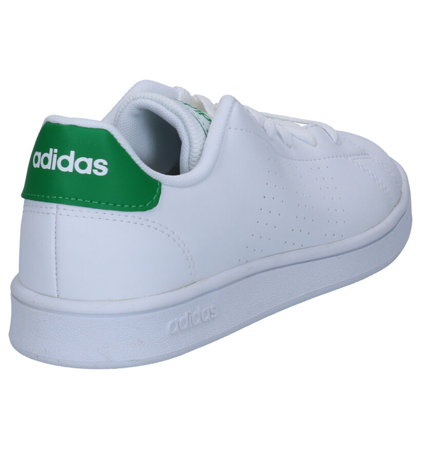 adidas Advantage K Baskets en Blanc pour filles, garçons (326882)