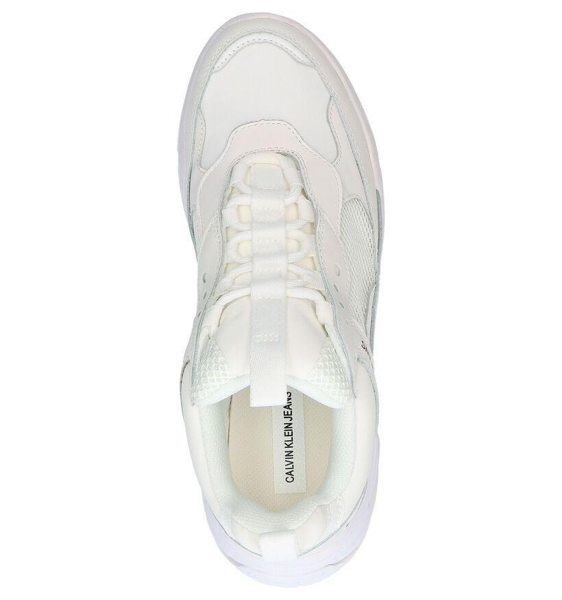 Calvin Klein Maya Baskets en Blanc en cuir (269190)