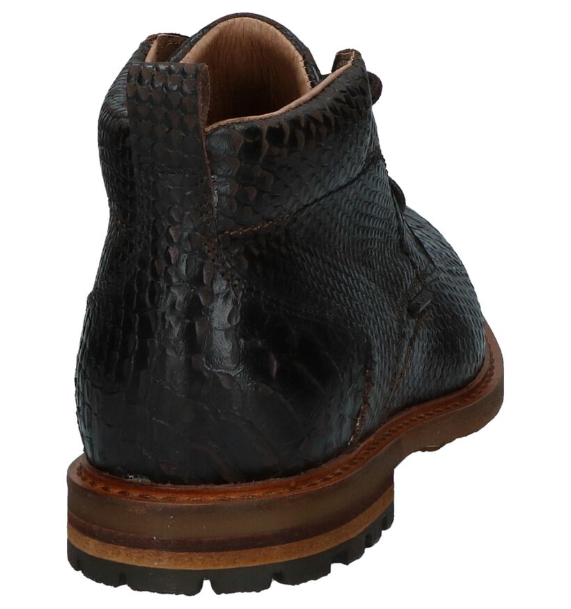 Scapa Chaussures hautes en Brun foncé en cuir (227401)