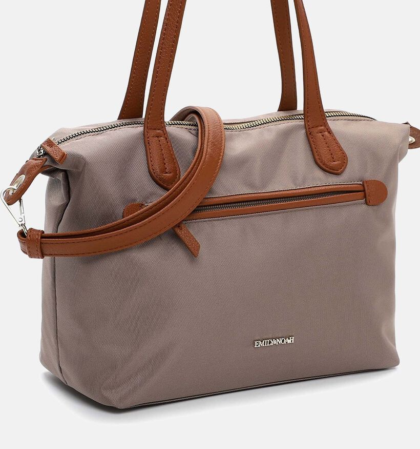 Emily & Noah Jarina Taupe Shoppertas voor dames (371468)