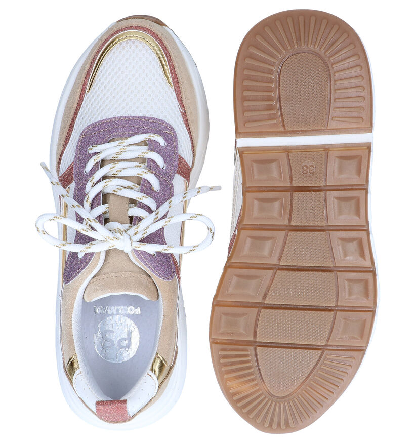 Poelman Multicolor Sneakers in leer (299823)