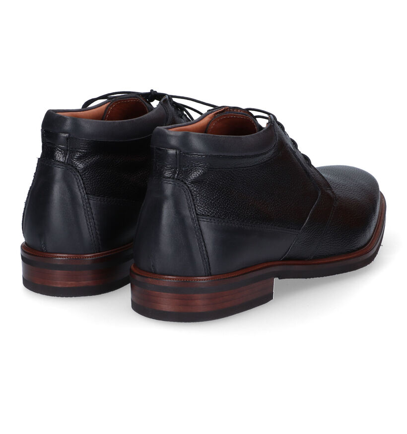 Ambiorix Havana Chaussures Habilleés Hautes en Noir pour hommes (316463) - pour semelles orthopédiques