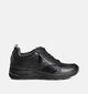 Tamaris Comfort Zwarte Sneakers voor dames (360418) - geschikt voor steunzolen