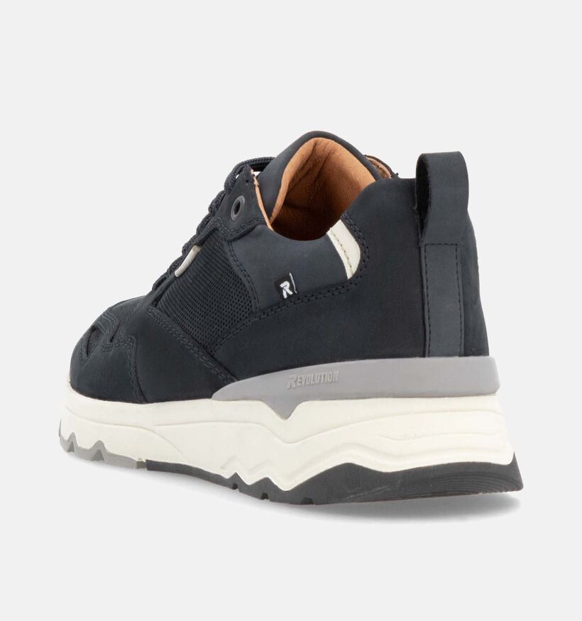 Rieker R-Evolution Chaussures à lacets en Bleu pour hommes (349187) - pour semelles orthopédiques