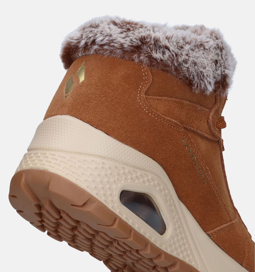 Skechers Uno Rugged Wintriness Baskets en Cognac pour femmes (328068)