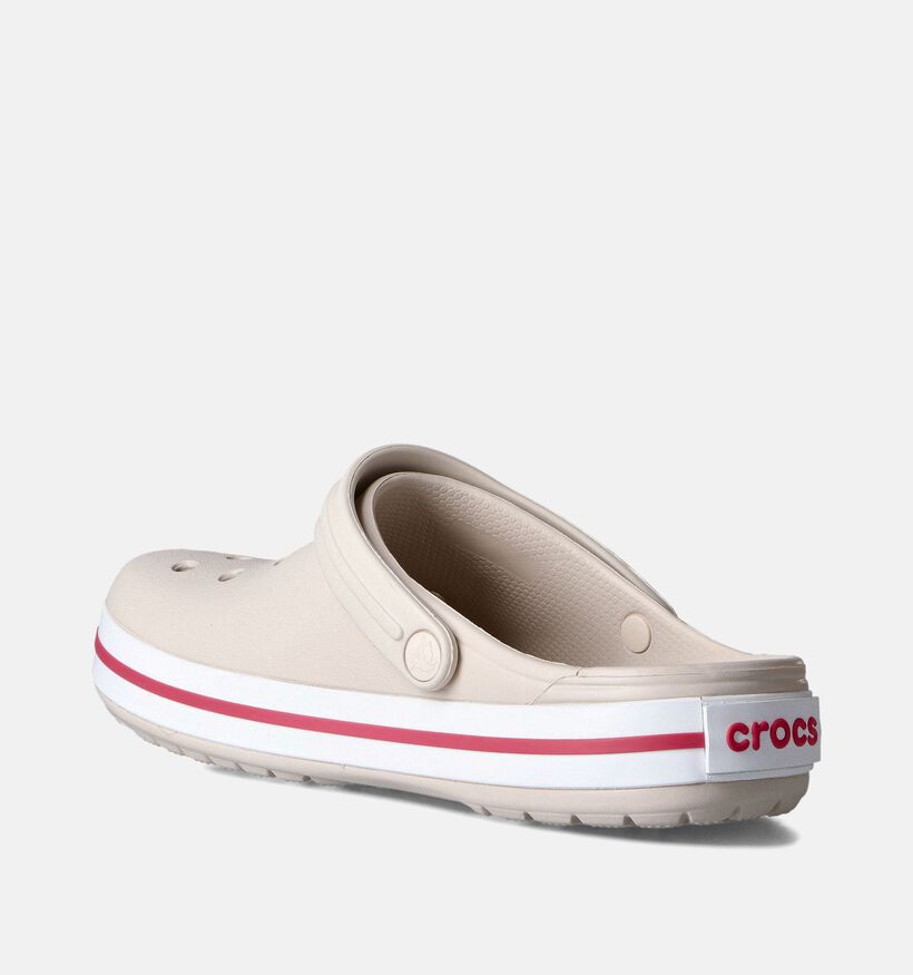 Crocs Crocband Clog Claquettes en Beige pour femmes (356293)