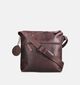 Saccoo Tufara Donkerbruine Crossbody Tas voor dames (375162)