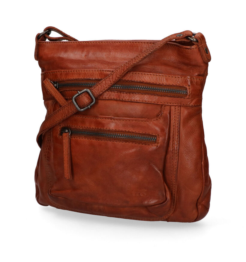 Bear Design Groene Crossbody Tas in leer (310549)