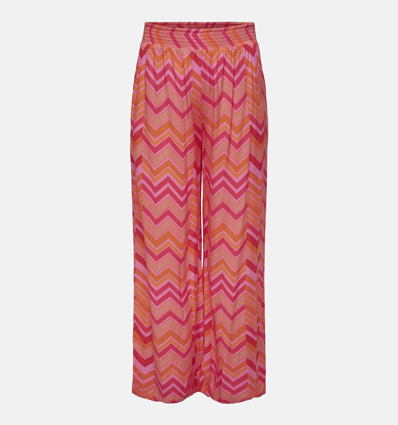 ONLY Carmakoma Jara Pantalon large en Rouge pour femmes (342928)