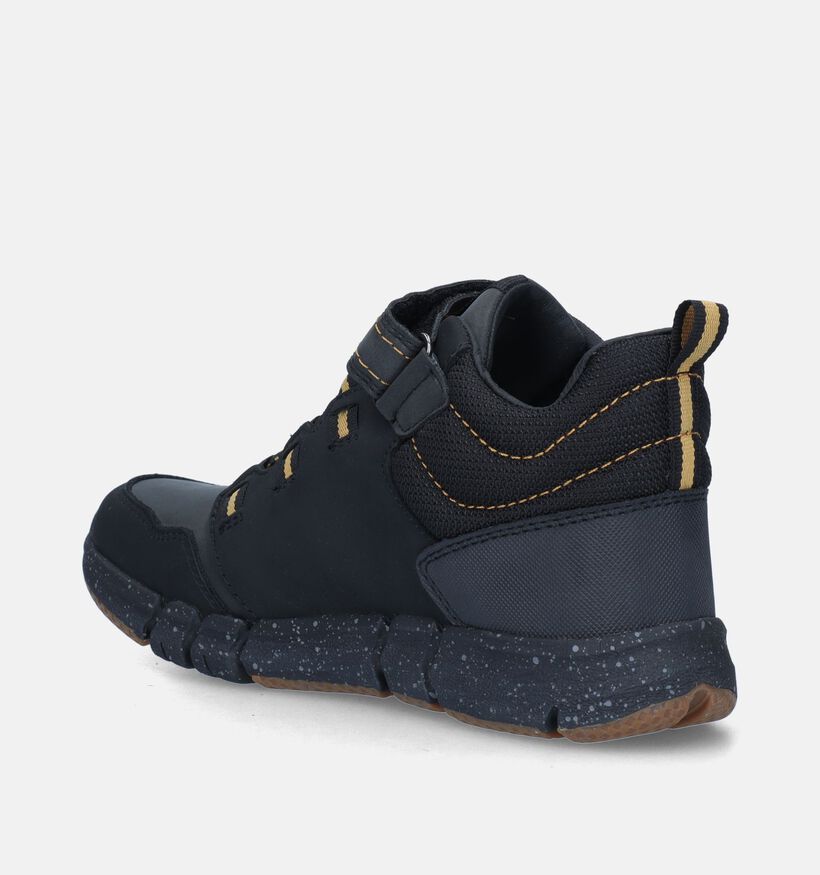 Geox Flexyper Zwarte Hoge schoenen voor jongens (344566) - geschikt voor steunzolen
