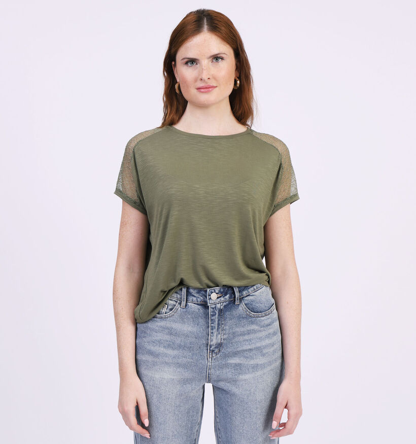 Vila Papsi T-shirt en Khaki (319150)