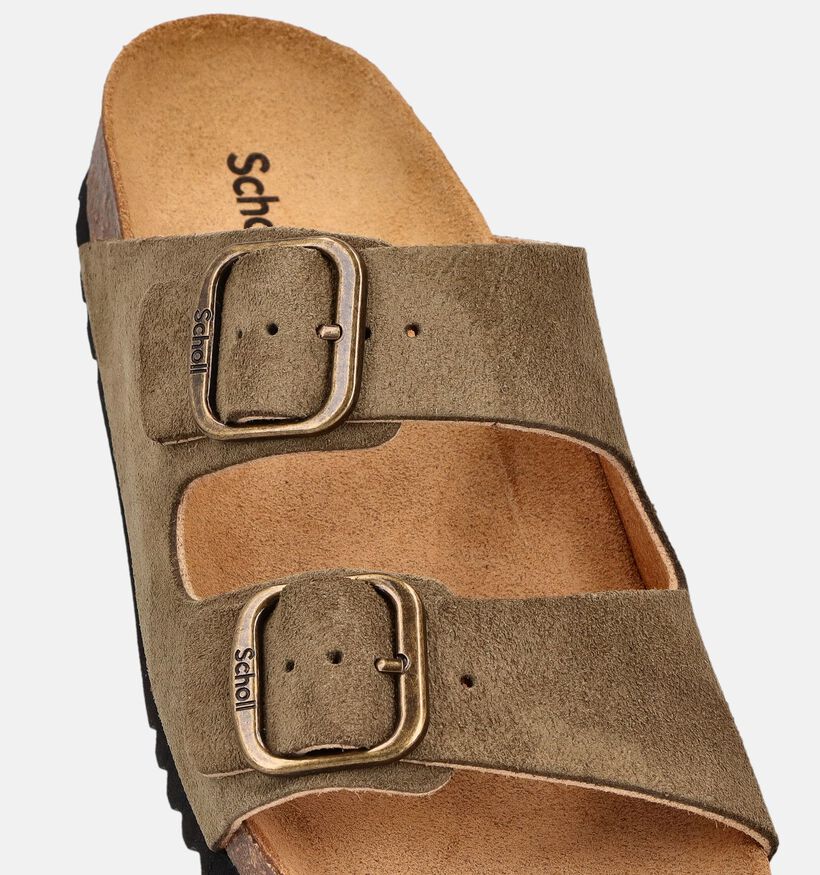 Scholl Josephine Kaki Slippers voor dames (369871)