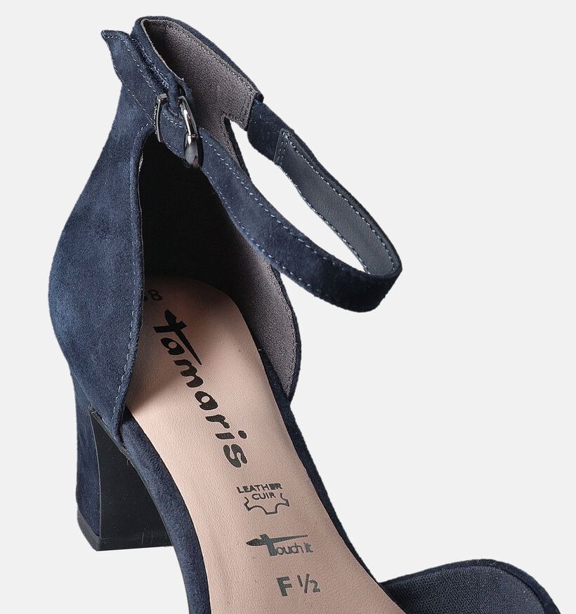 Tamaris Escarpins à bride en Bleu foncé pour femmes (351532)