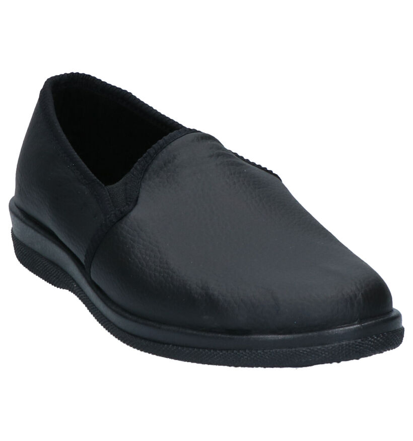 Slippers Comfort Pantoufles fermées en Noir pour hommes (281888)