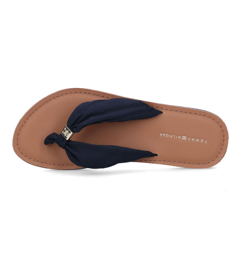 Tommy Hilfiger Elevated Beach Blauwe Teenslippers voor dames (321001)