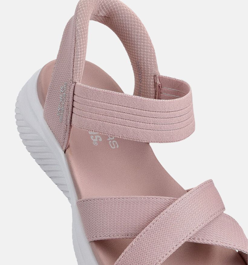 Skechers Ultra Flex 3.0 Never Better Roze Sandalen voor dames (371264)