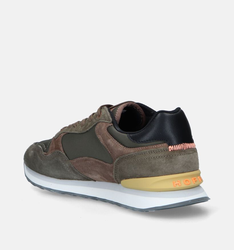 HOFF City Marseille Kaki Veterschoenen voor heren (343717) - geschikt voor steunzolen