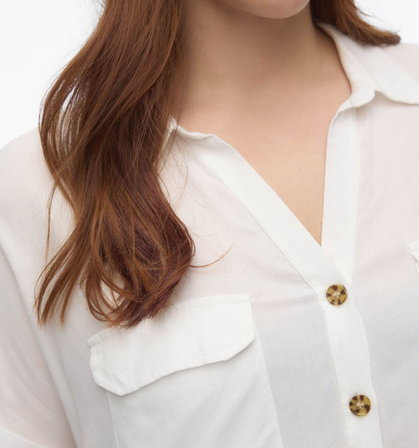 Vero Moda Bumpy Witte Blouse voor dames (369323)